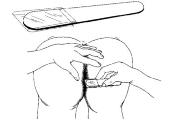 Взятие биоматериала с помощью скотч-теста